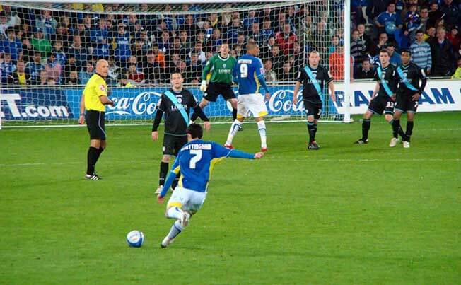 Leicester City free kick