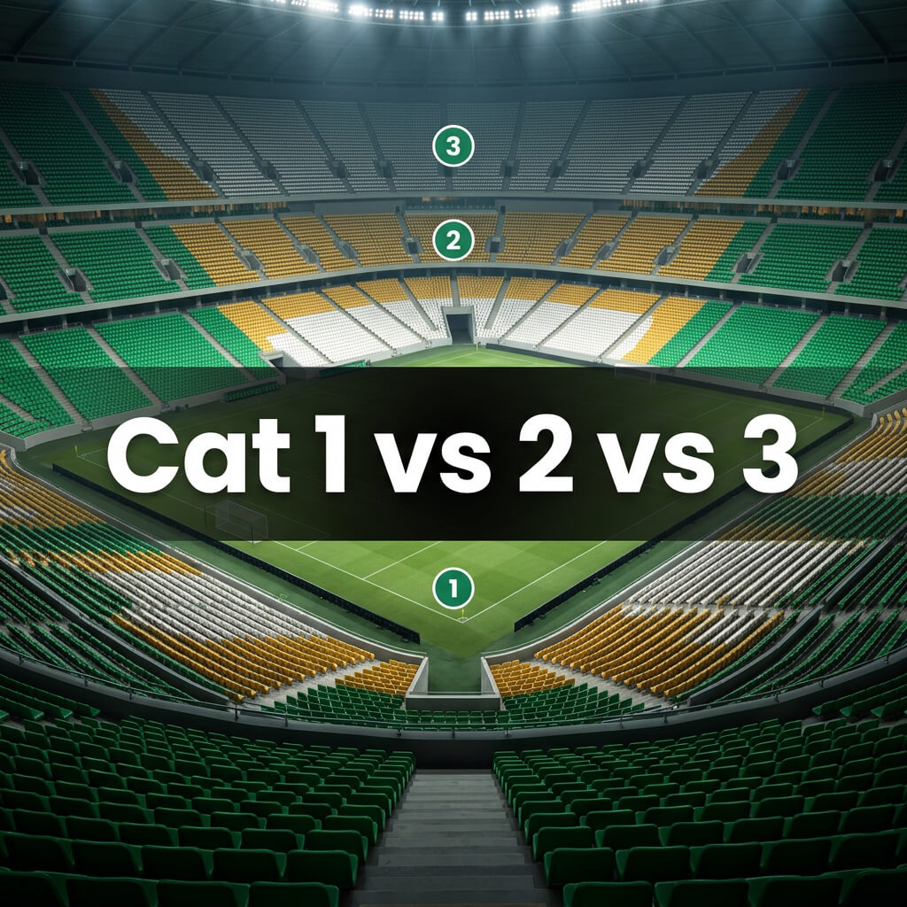 World Cup Ticket Seating Categories Explained: Cat 1 vs 2 vs 3